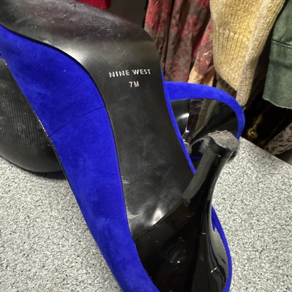 Nine West Purple High Heel Elegant Shoes - Picture 4 of 4